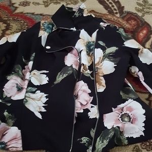 Floral blazer